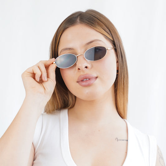 Lentes de Sol Golden Oval - Filtro UV400