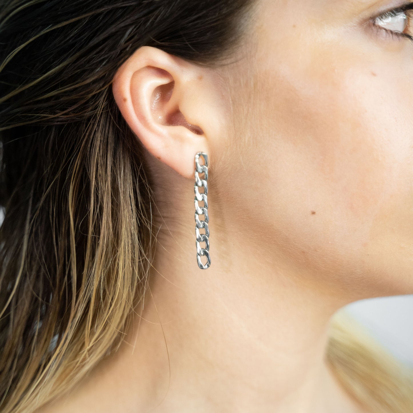 Pendientes Cadena Silver