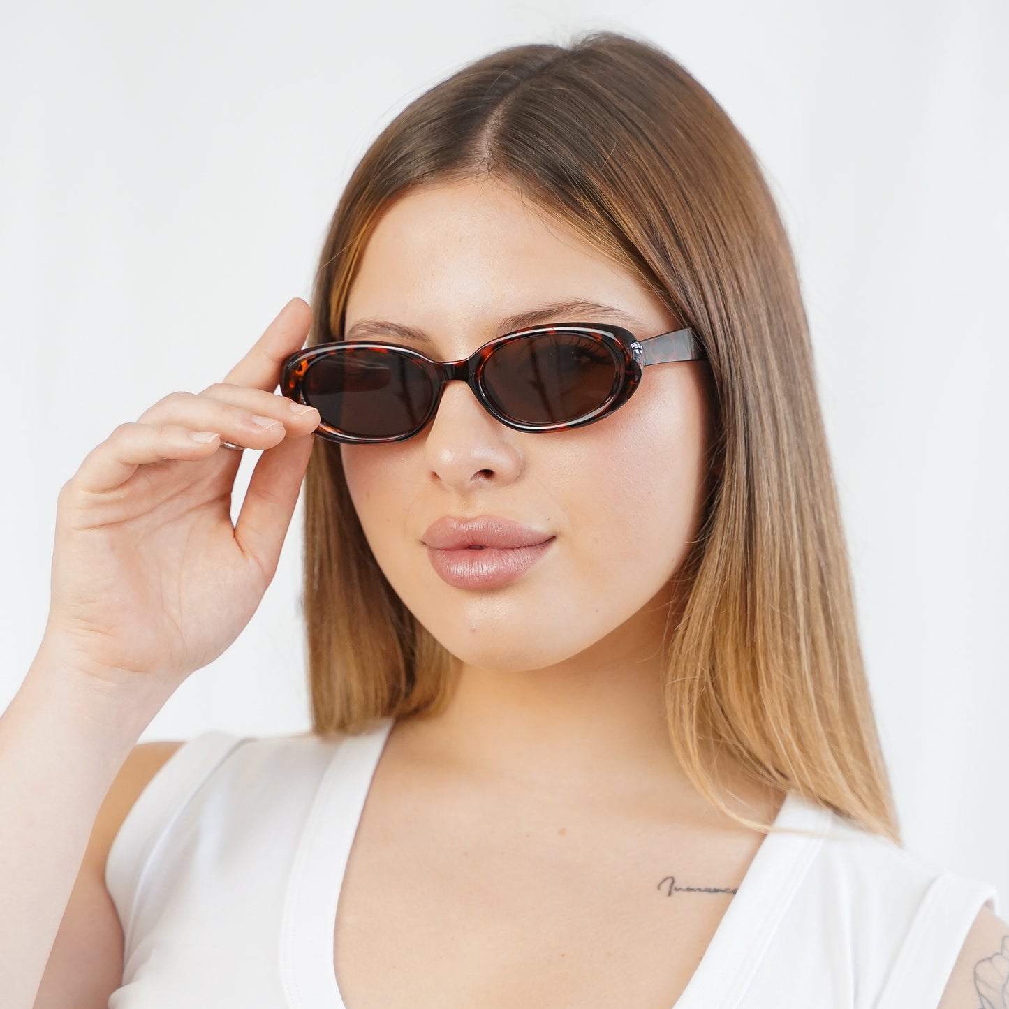 Lentes de Sol Retro Oval - Filtro UV400