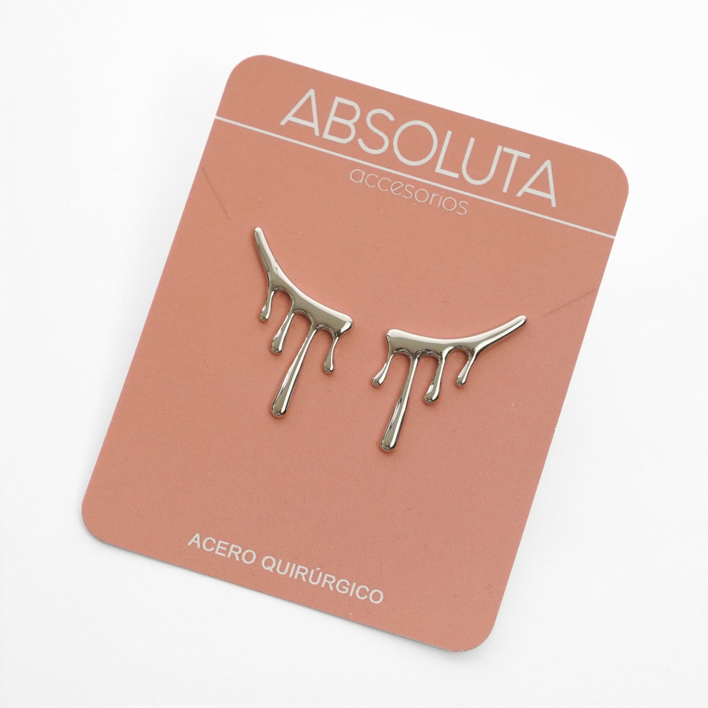 Caravanas Liquid Metal Silver