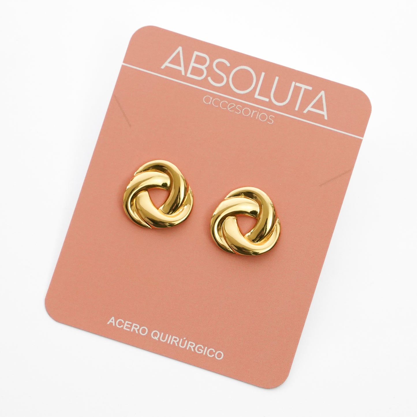 Caravanas Aura Nudo Gold