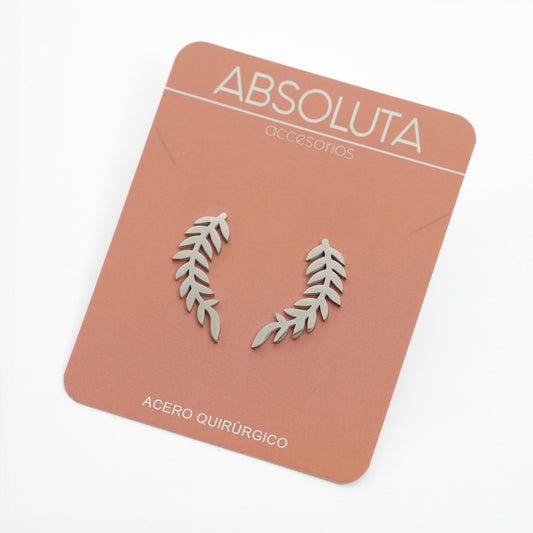 Caravanas Laurel Silver